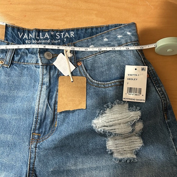 Vanilla Star 90's Boyfriend Short Super High Rise Size 7 - Picture 3 of 3